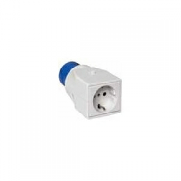Адаптор  PK/ШУКО 2P-E  250V AC 50/60Hz 6h IP44