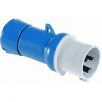 Щепсел подвижен 16A 2P-E  200-250V AC 50/60Hz 6h IP44